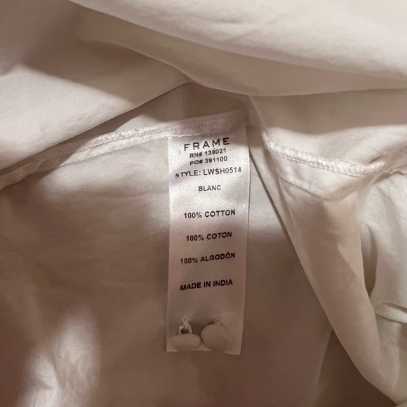 NWOT Frame denim shirt - Picture 8 of 8